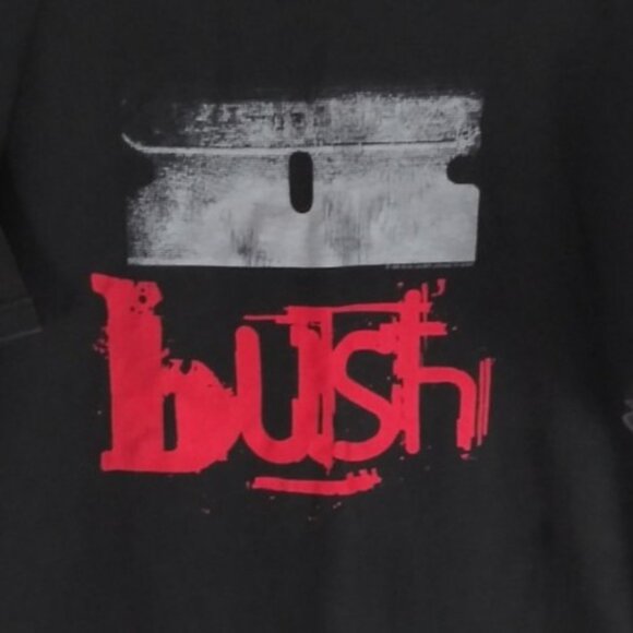 Vintage 1995 Bush Razorblade Suitcase Concert Tee Unisex T-Shirt Size XL Tultex - Picture 2 of 6